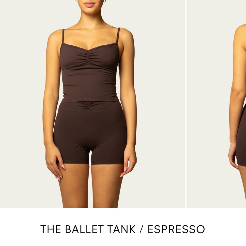 The Ballet Tank in Espresso